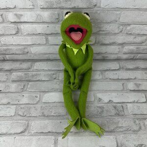 FISHER-PRICE VTG 1976 Jim Henson 19" Green Plush KERMIT THE FROG Toy #850